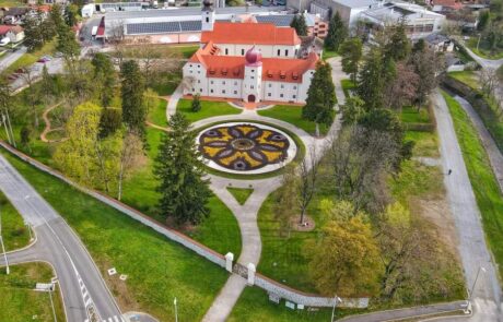 Dvorac Kutjevo iz zraka